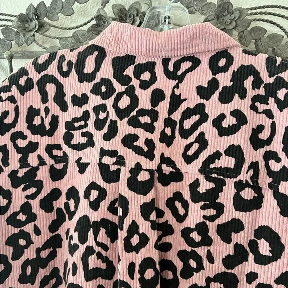NWT Sweet 3 Boutique Leopard Corduroy Shacket - Picture 10 of 13